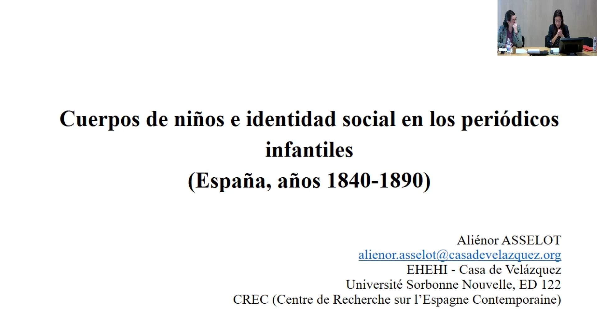 Cuerpos de niños e identidad social en los periódicos infantiles (España,  años 1840-1890)