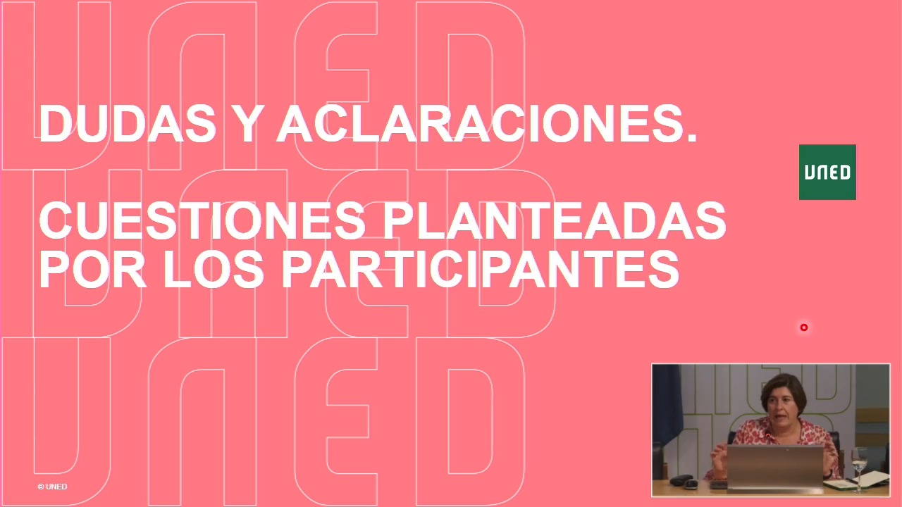 Dudas y aclaraciones