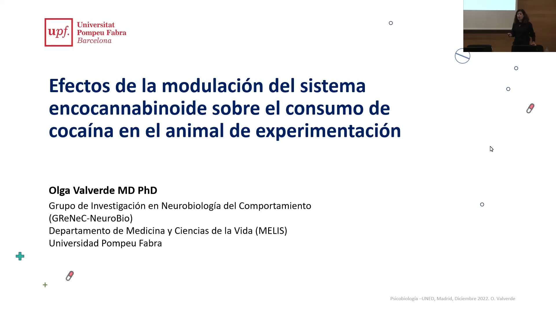 Efectos de la modulación del sistema encocannabinoide sobre el consumo de cocaína en el animal de experimentación