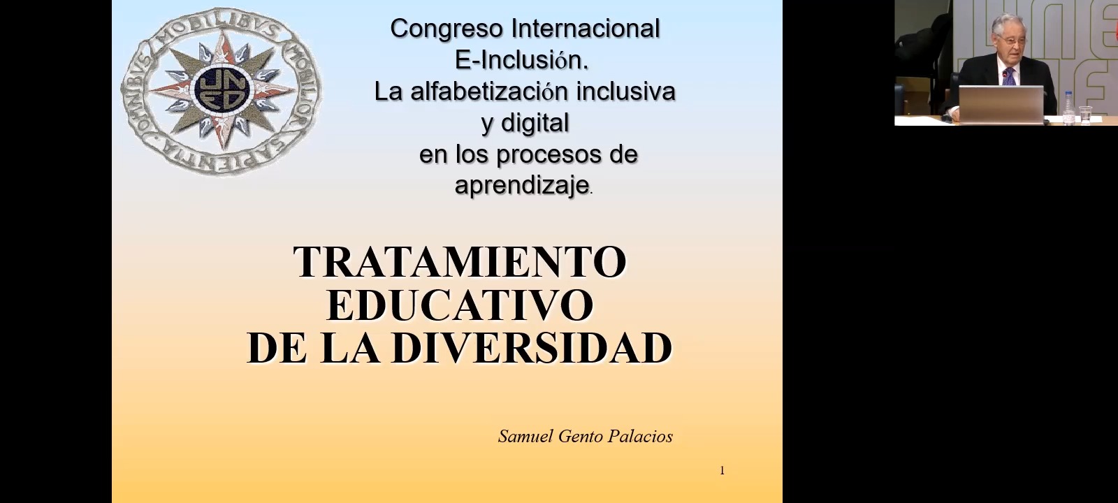 Ponencia Inaugural: Tratamiento Educativo de la Diversidad