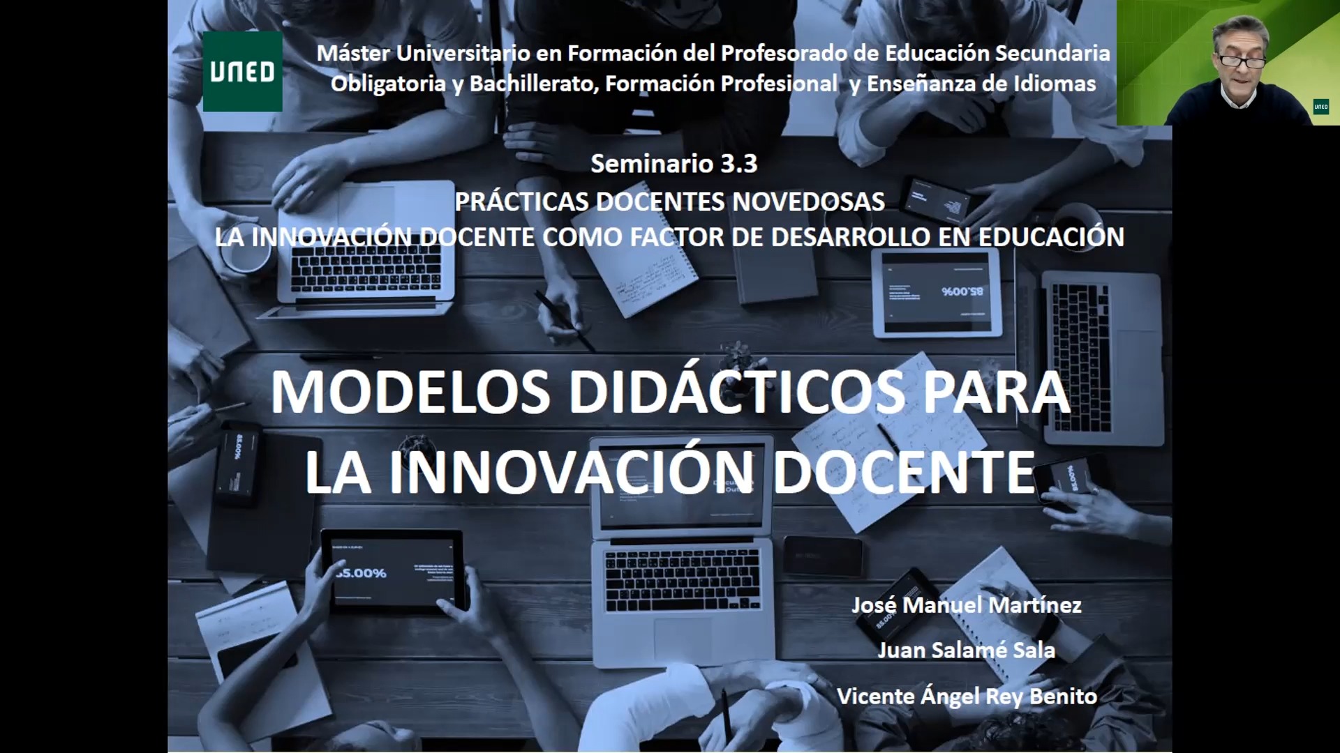 Presentación del seminario: Prácticas docentes novedosas: la innovación como factor de desarrollo en Educación