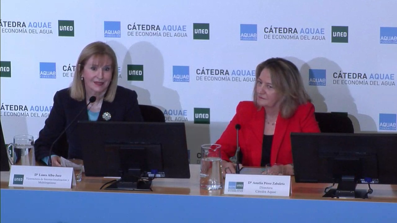 Bienvenida a los Premios de la Cátedra Aquae 2022