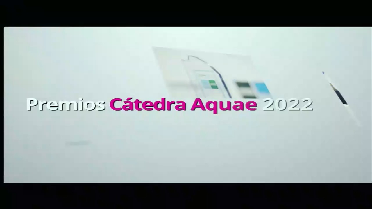 Video de presentación de los premios Cátedra Aquae 2022