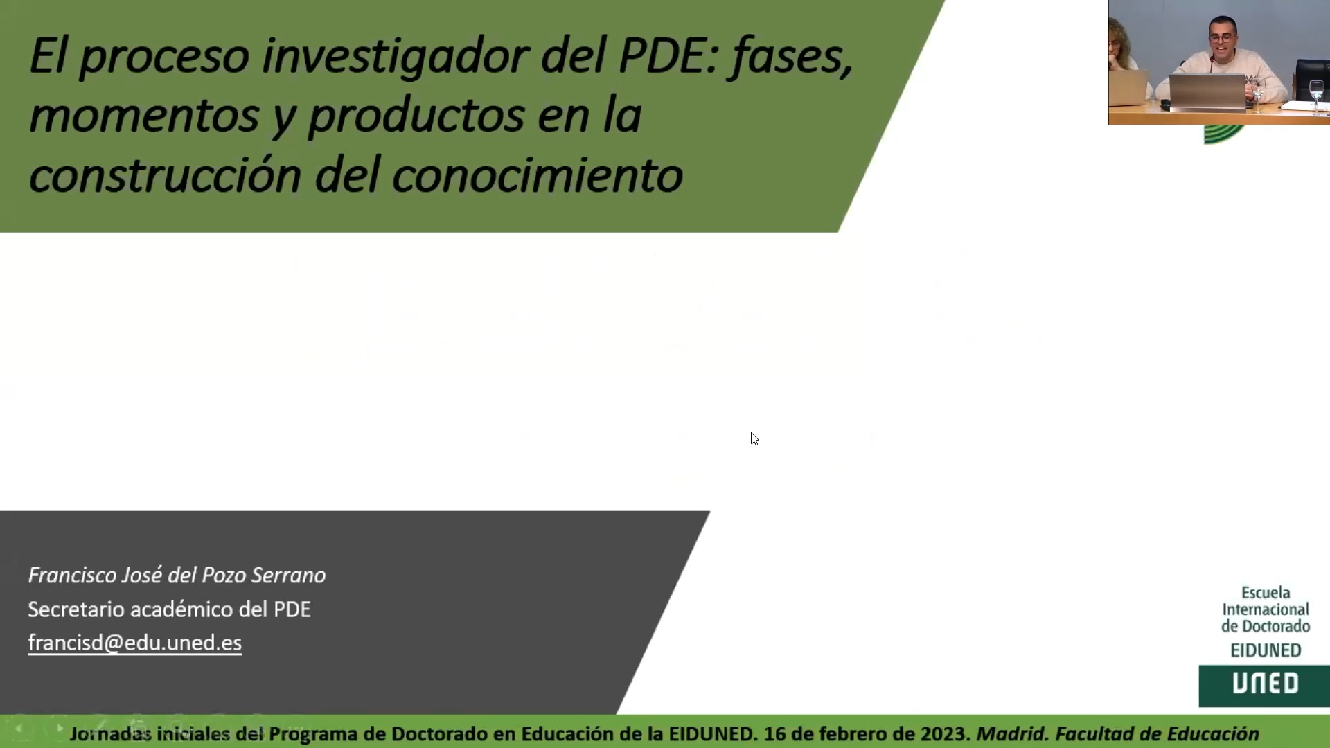 Claves y procesos del Programa de Doctorado en Educación de la UNED