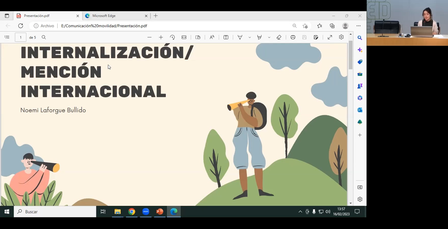 Internacionalización- mención internacional