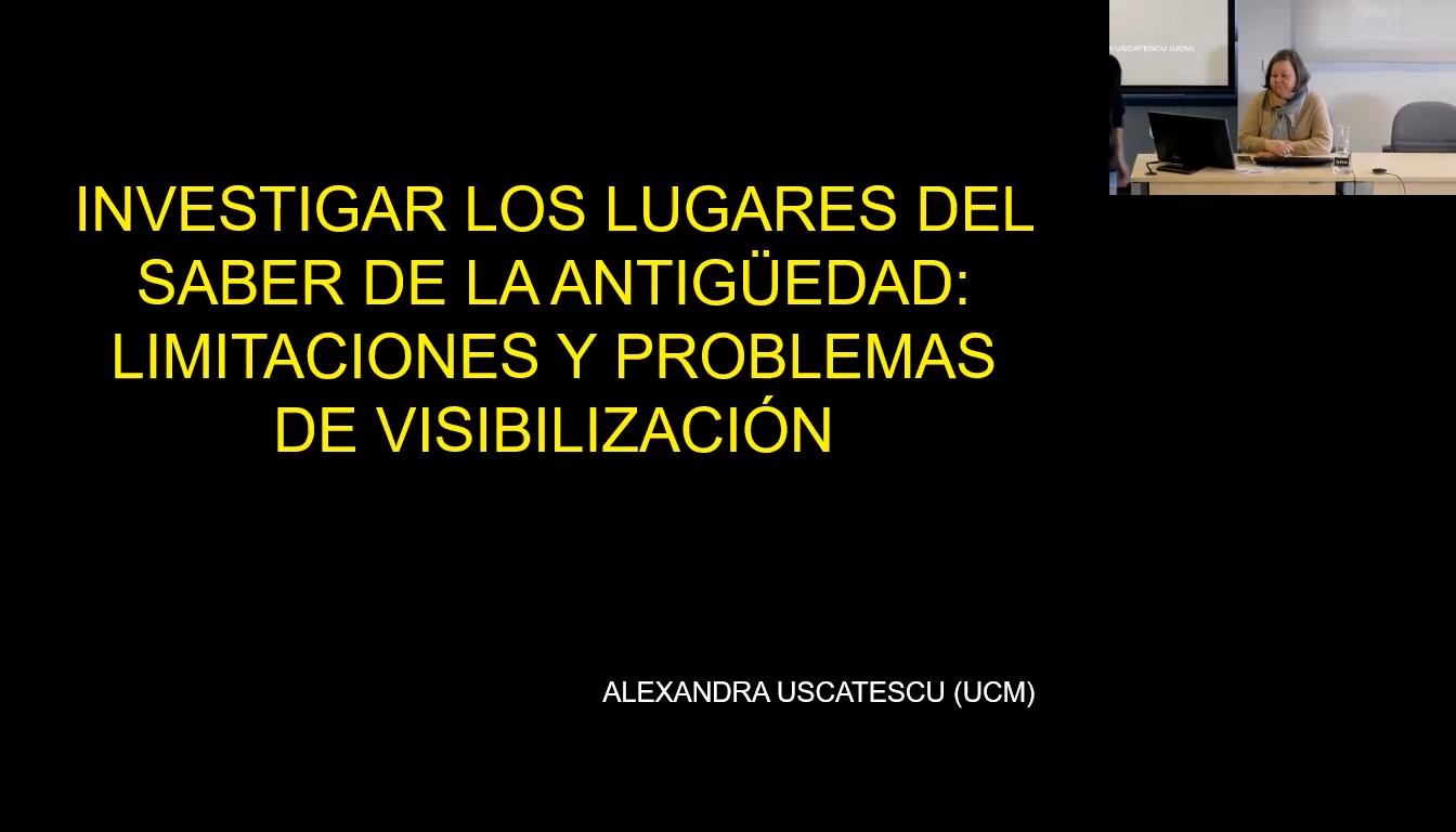 Investigar los lugares del saber en la Antigüedad: limitaciones y problemas de visibilización