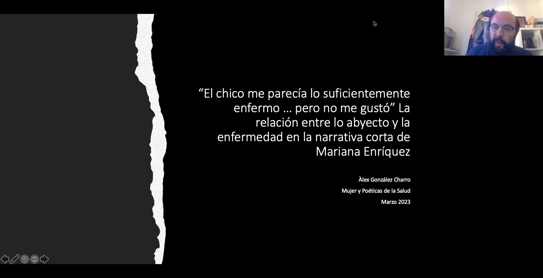 El chico me parecía lo suficientemente enfermo ... pero no me gustó. La relación entre lo abyecto y la enfermedad en la narrativa corta de Mariana Enríquez