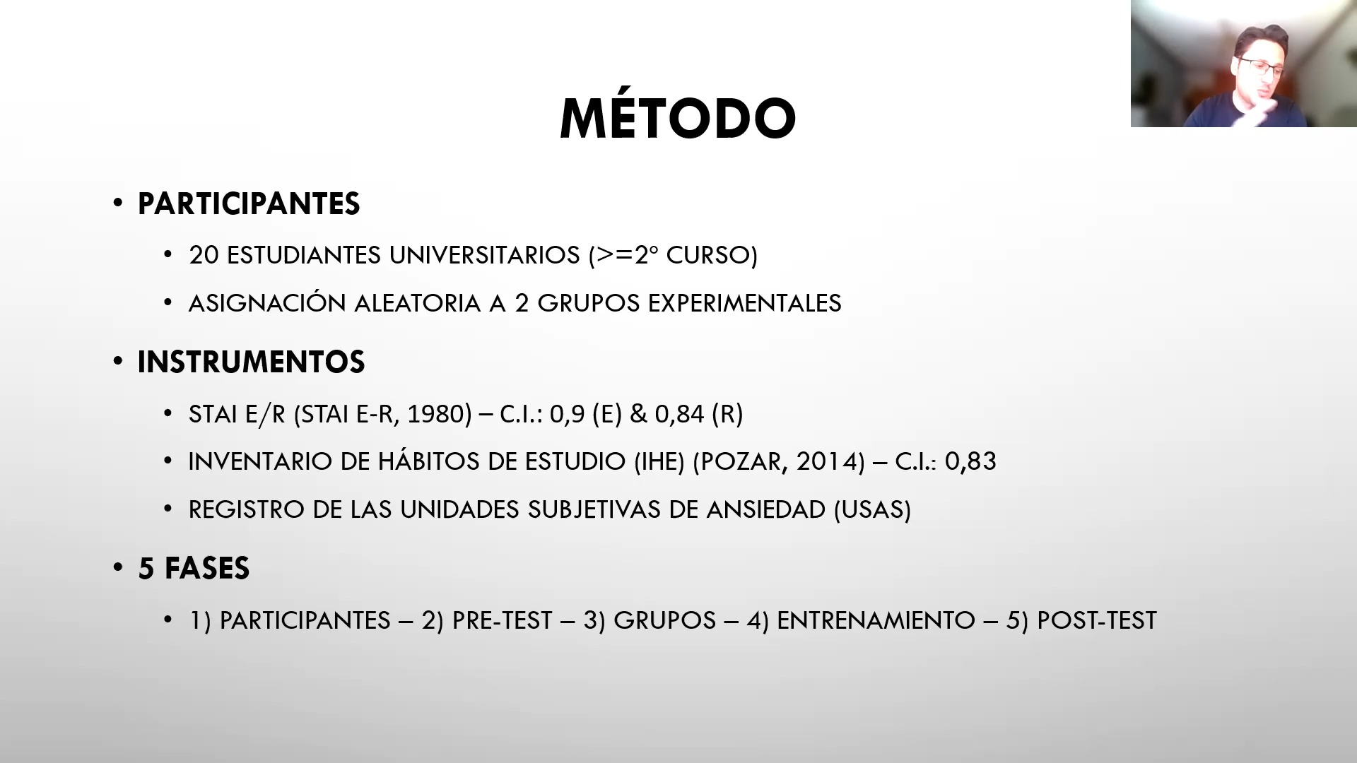 Presentación de trabajos en equipo (III)