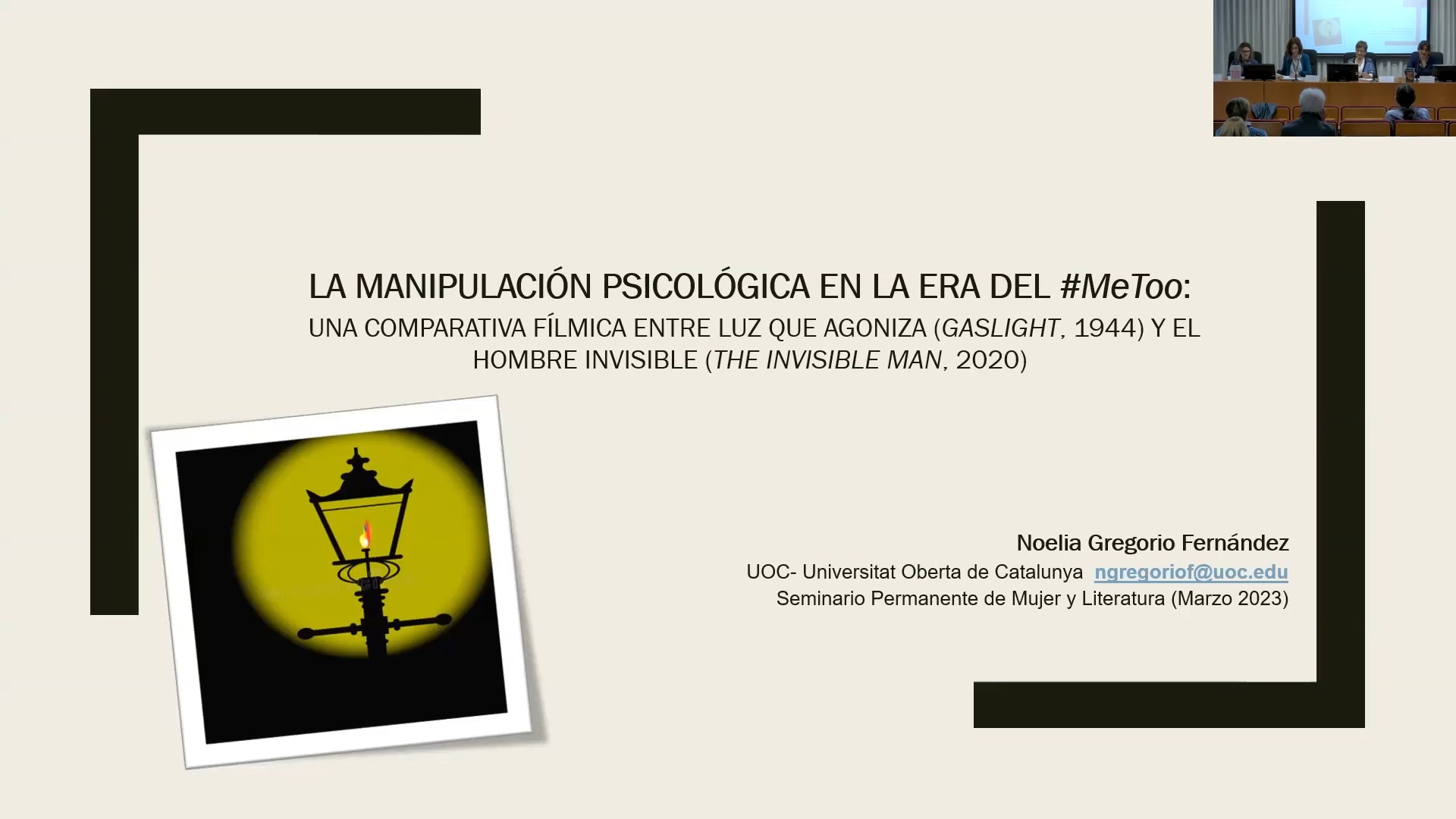La manipulación psicológica en la era del #MeToo: Una comparativa fílmica entre Luz que Agoniza (Gaslight, 1944) y El hombre invisible (The Invisible Man, 2020)