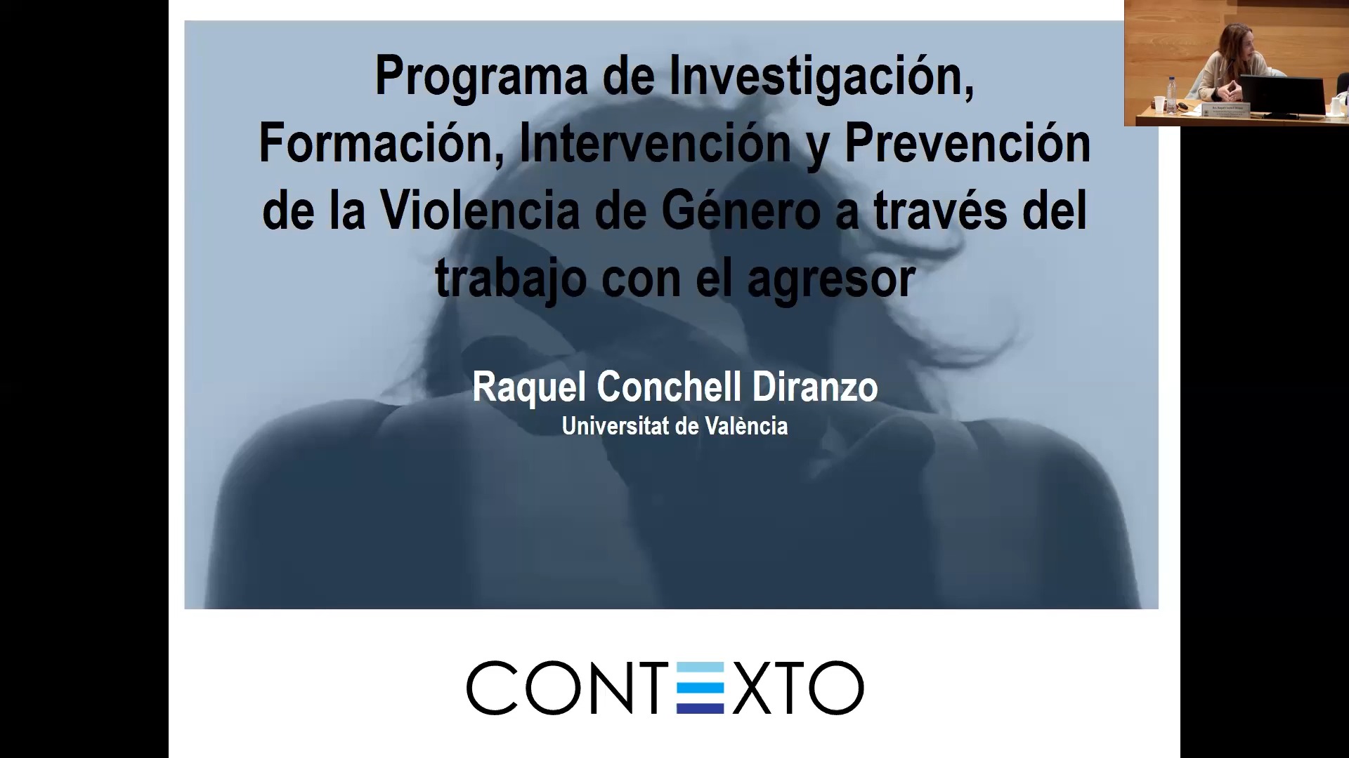 Intervención a través del trabajo con el agresor: Programa contexto