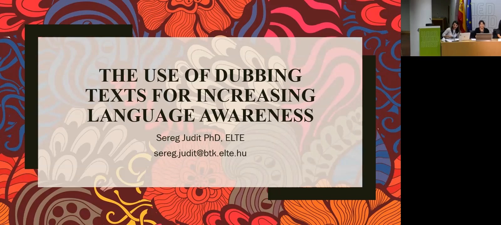 The Use of Dubbing Texts for Increasing language Awareness