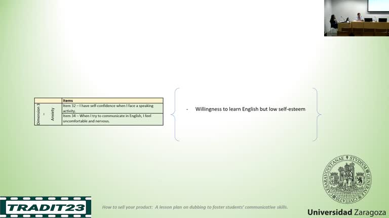 How to sell your product: A Lesson Plan on Dubbing to Foster Students’ Communicative Skills