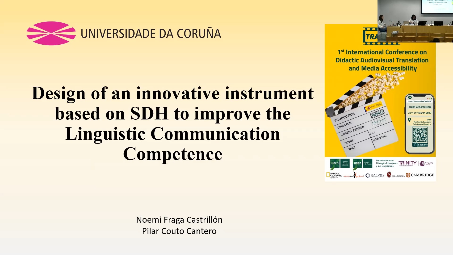 Design of an Innovative Instrument Based on SDH to Improve the Communicative Language Competence
