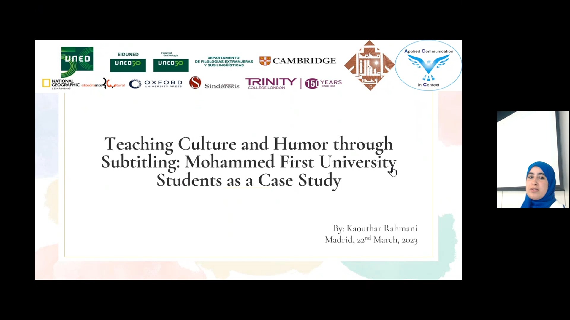 Teaching Culture and Humor through Subtitling: Mohammed First University Students as a Case Study