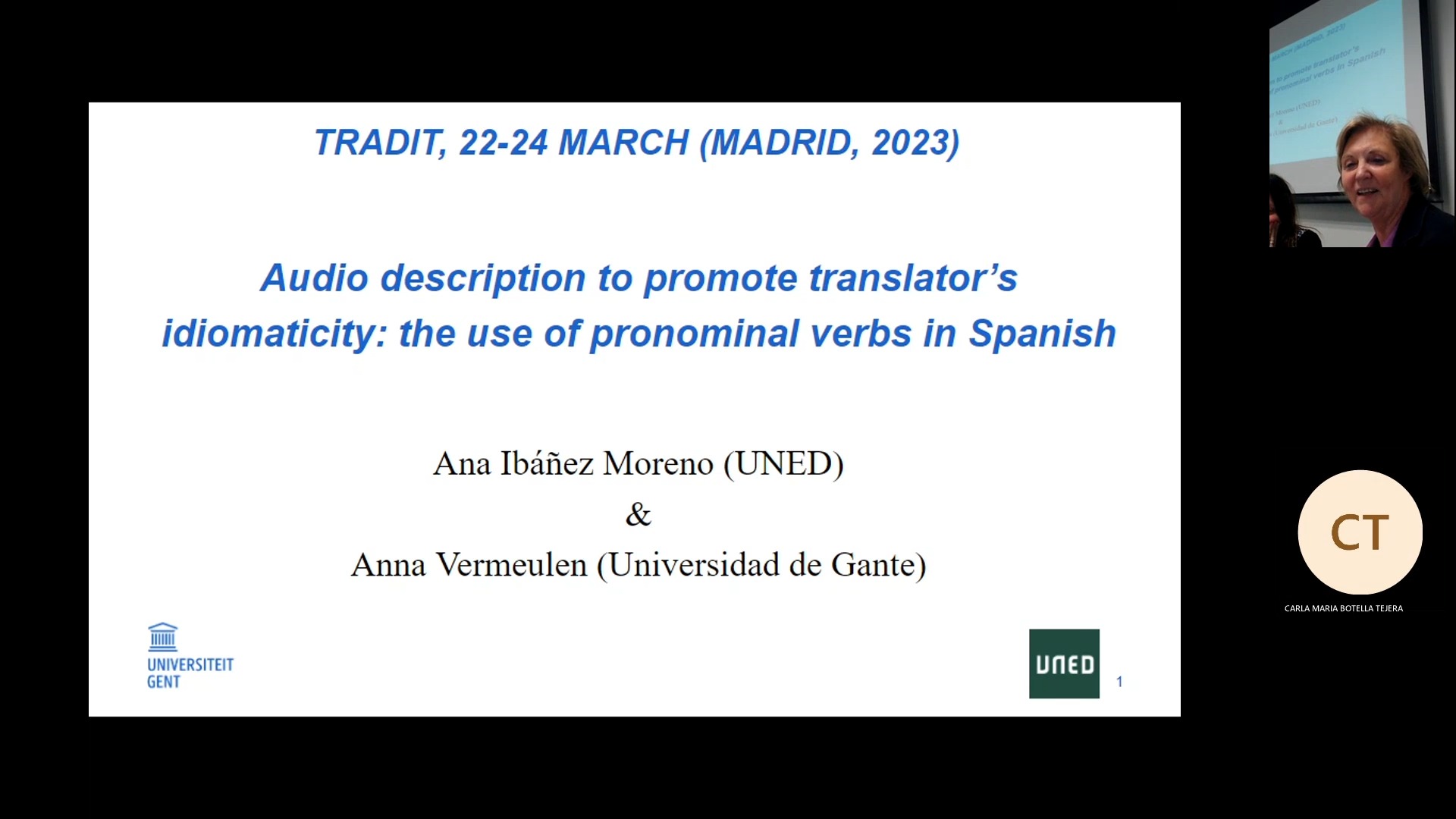 AD to Promote Translator’s Idiomaticity: On the Practice with Pronominal Verbs in Spanish