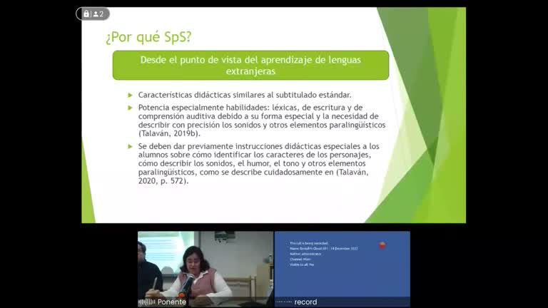 Accesibilidad en las aulas: aproximación al aprendizaje del francés como lengua extranjera a través del subtitulado para personas sordas (SpS)