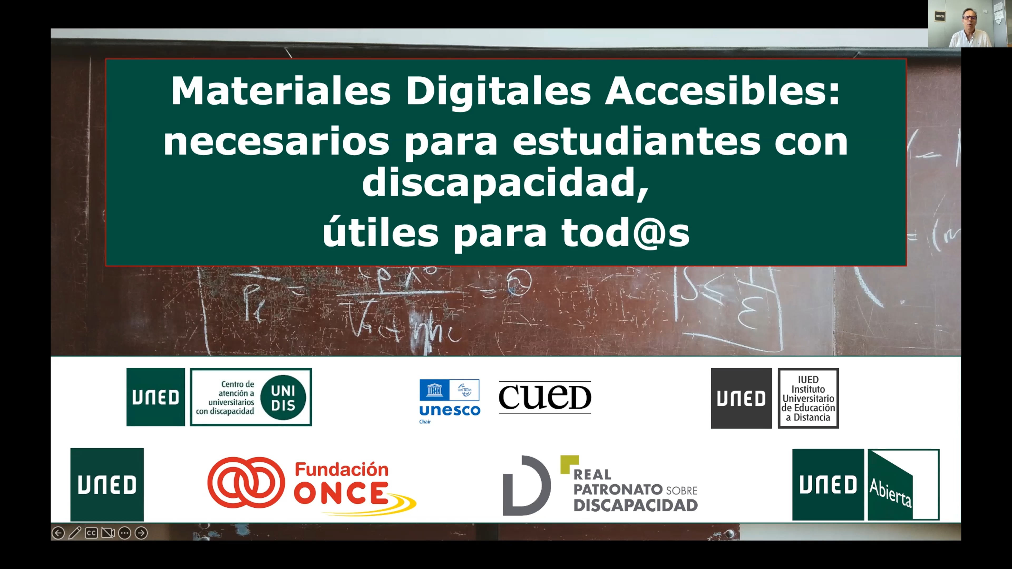 Presentación del MOOC: Materiales digitales accesibles: Necesarios para estudiantes con discapacidad, útiles para tod@s