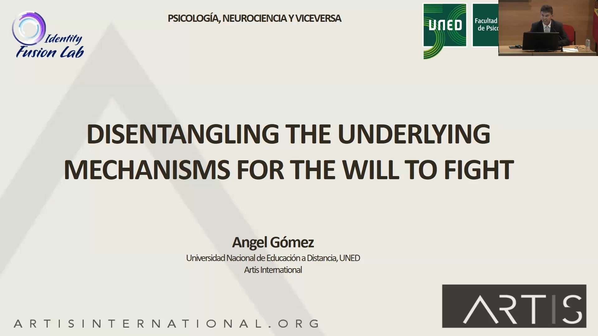 Disentangling the underlying mechanisms for the will to fight
