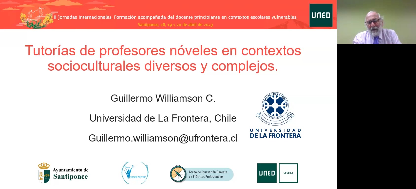 Conferencia. Tutorías de profesores noveles en contextos socioculturales diversos y complejos 