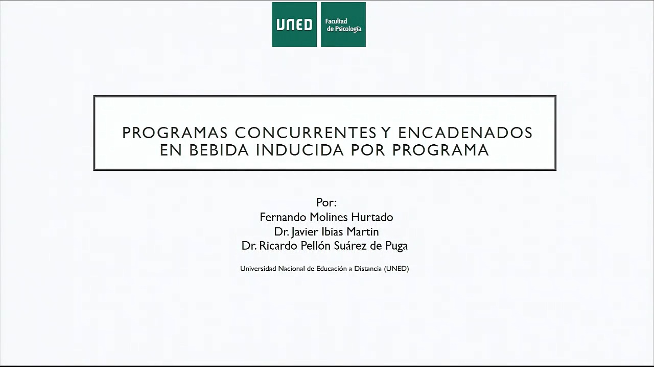 P2.3. Encadenamiento y conducta inducida