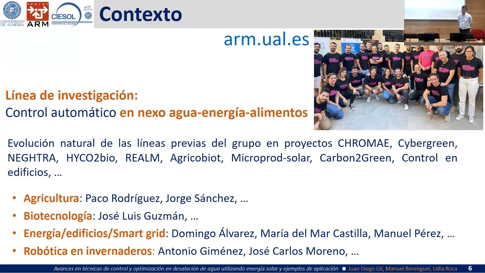 Avances en técnicas de control y optimización en desalación de agua utilizando energía solar y ejemplos de aplicación