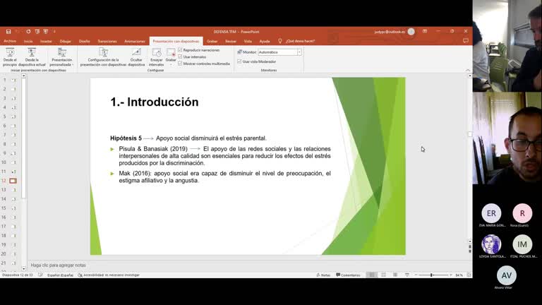 L1.3. Factores que influyen en el estrés parental de los cuidadores y/o familiares de niños/as con trastorno del espectro autista