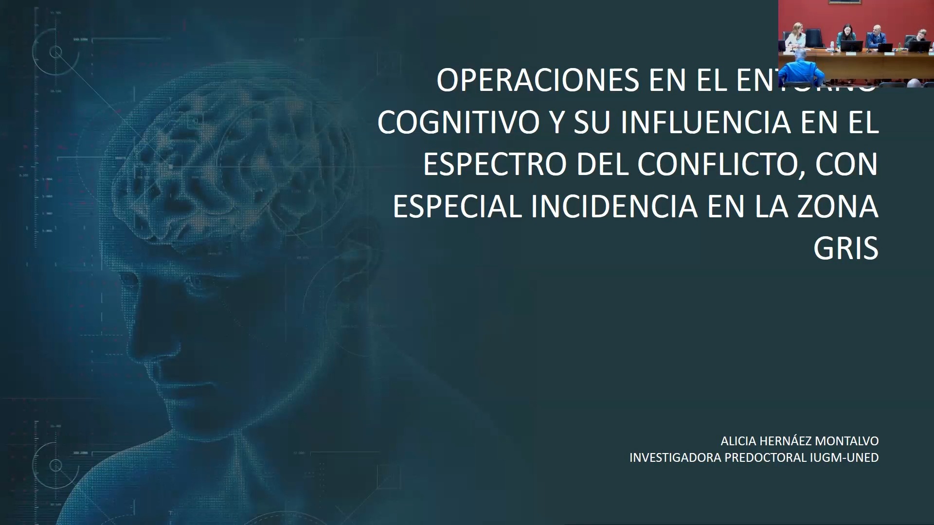 Las operaciones en el entorno cognitivo y su influencia en el espectro del conflicto con especial incidencia en la zona gris