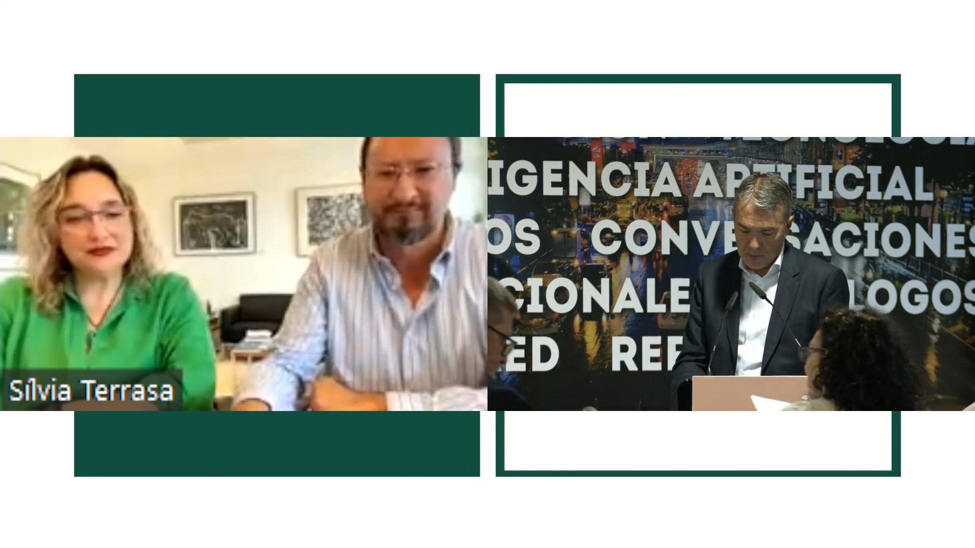Intervención de Jorge Serrano Cobos y Silvia Terrasa