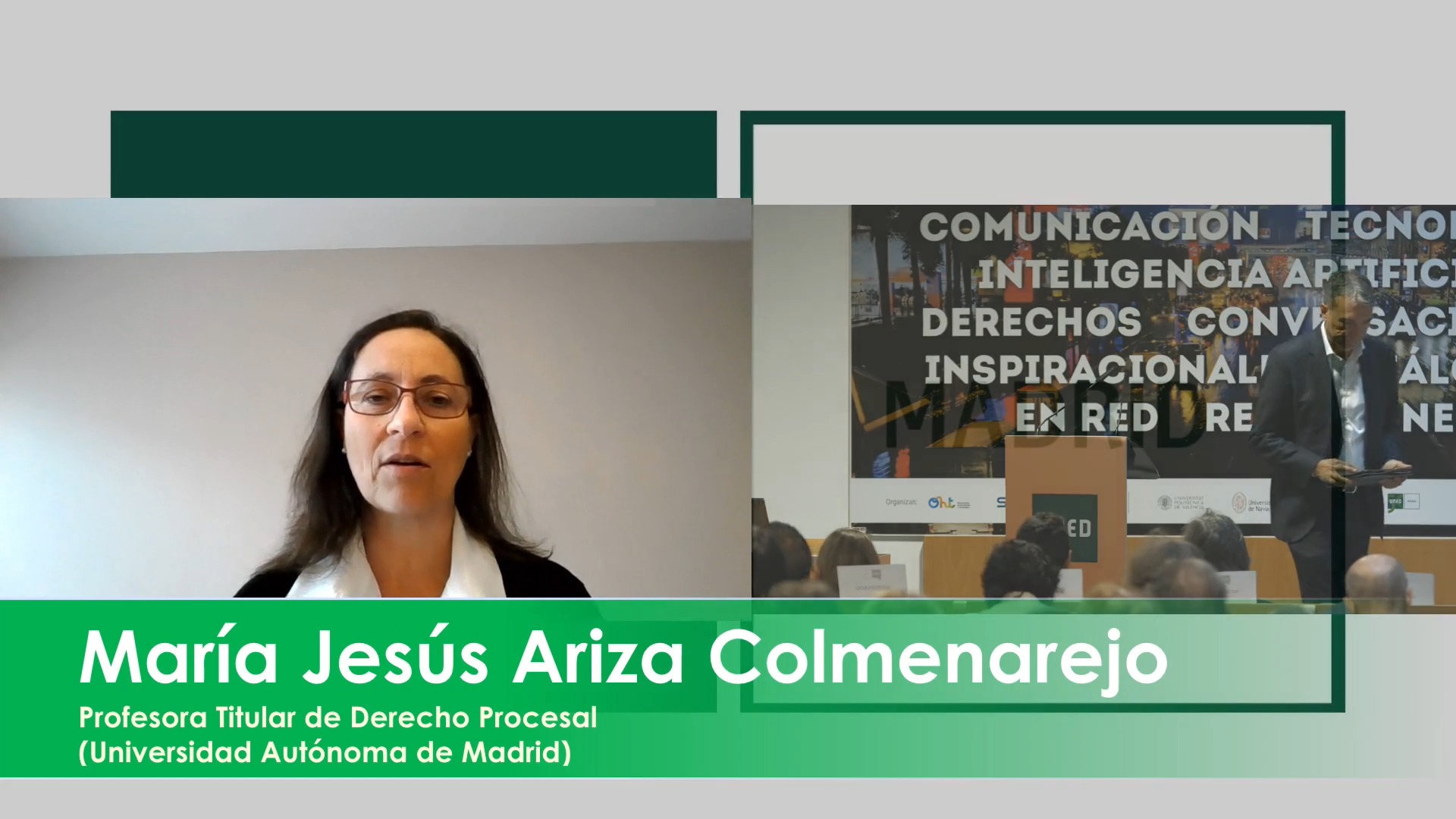 Intervención de María Jesús Ariza Colmenarejo