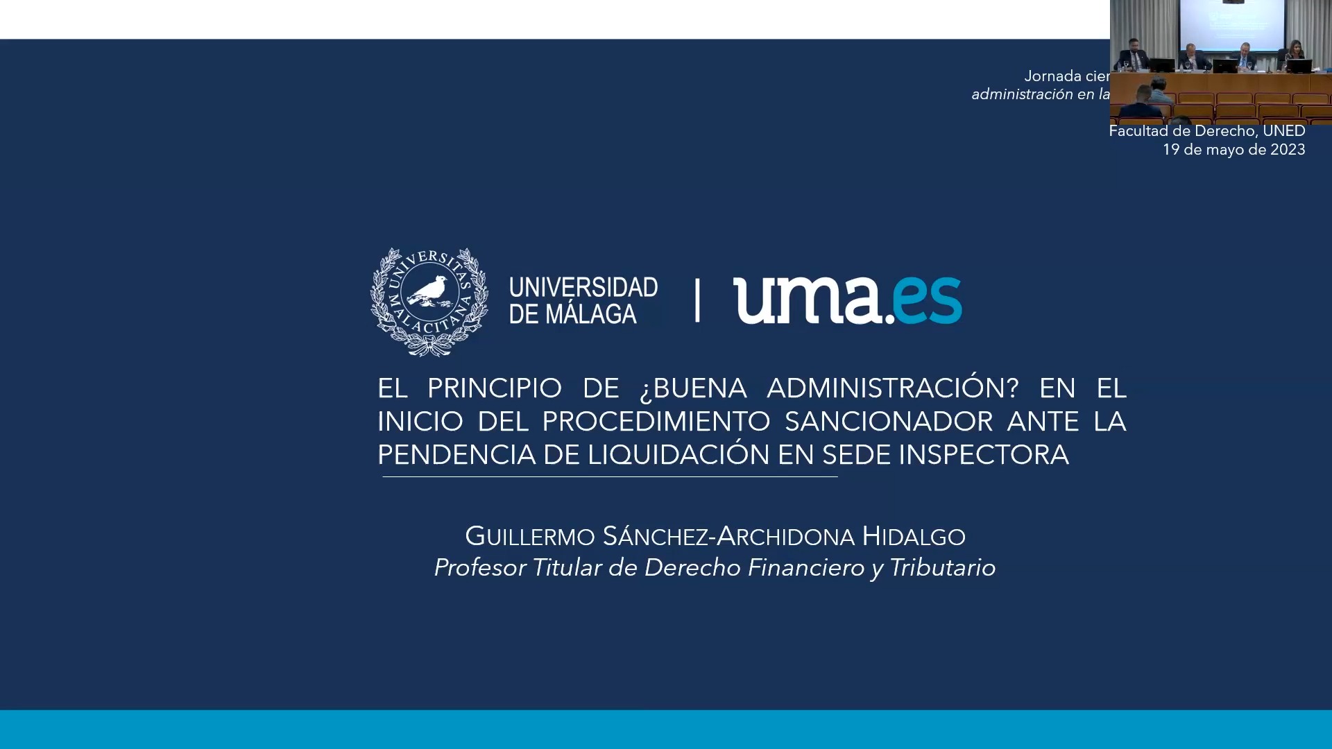 El principio de ¿buena administración? en el inicio del procedimiento sancionador ante la pendencia de liquidación en sede inspectora
