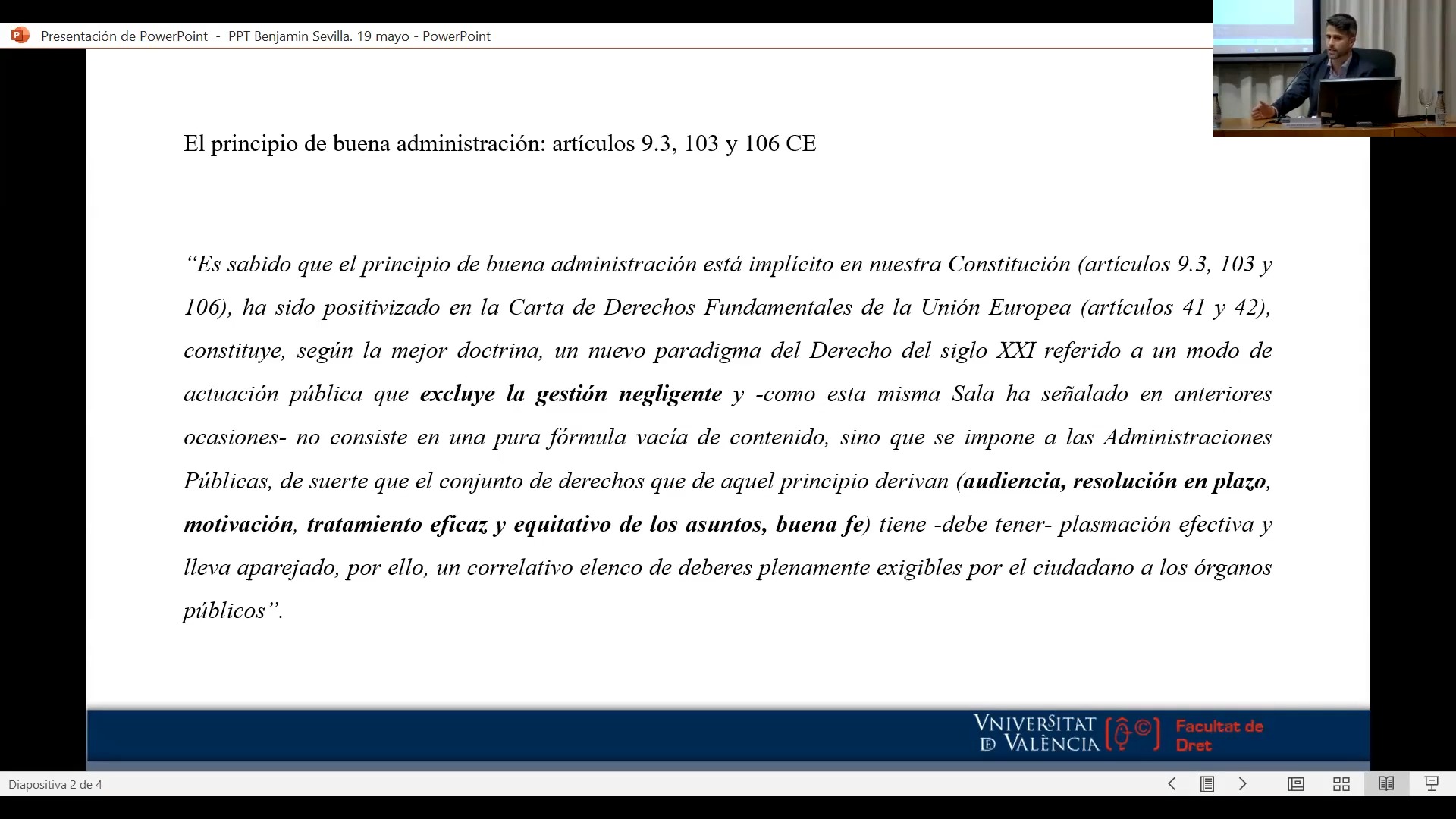 Proyección del principio de buena administración sobre el procedimiento especial para la aplicación del conflicto en la aplicación de la norma