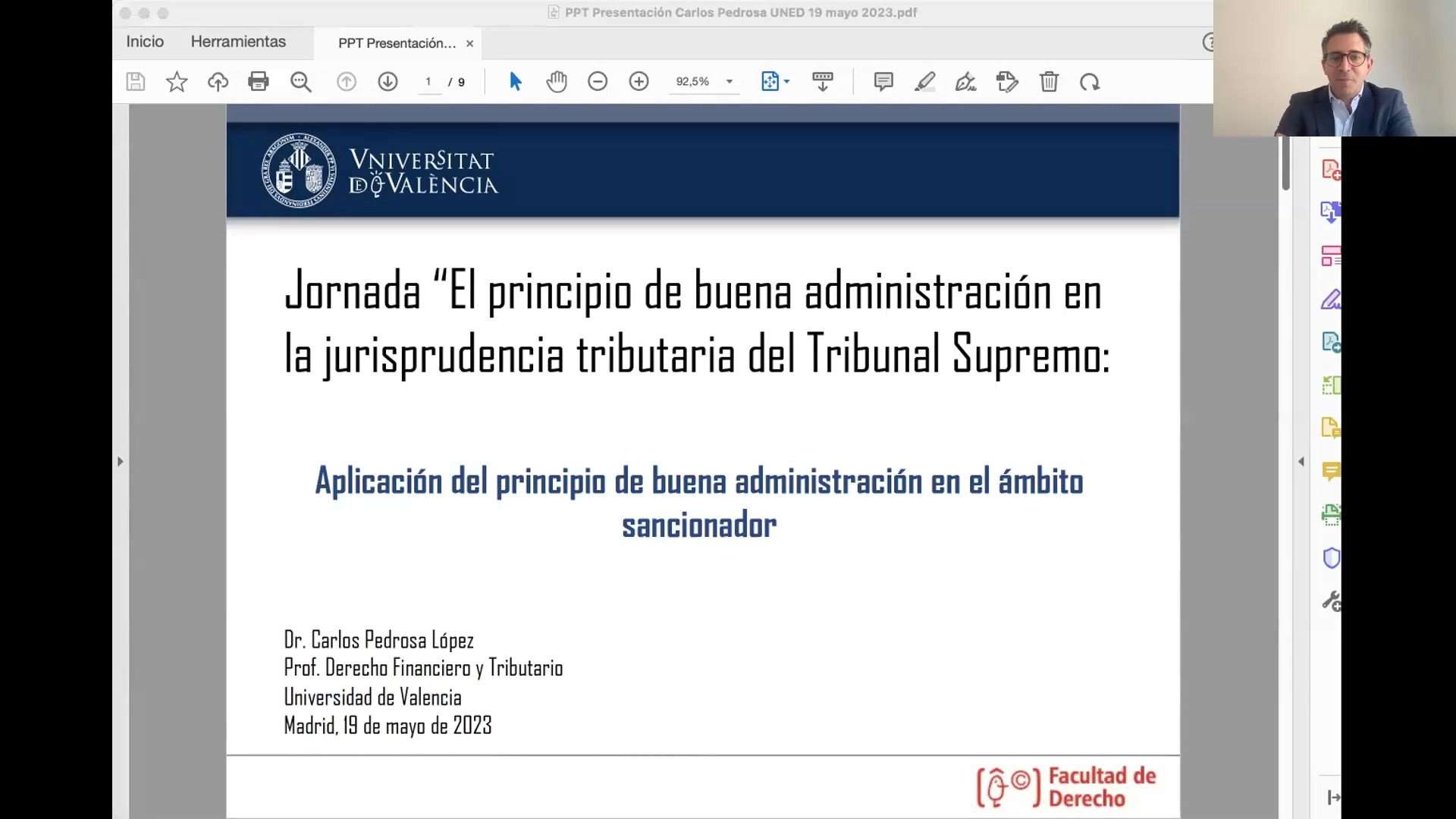 Aplicación del principio de buena administración en el ámbito sancionador