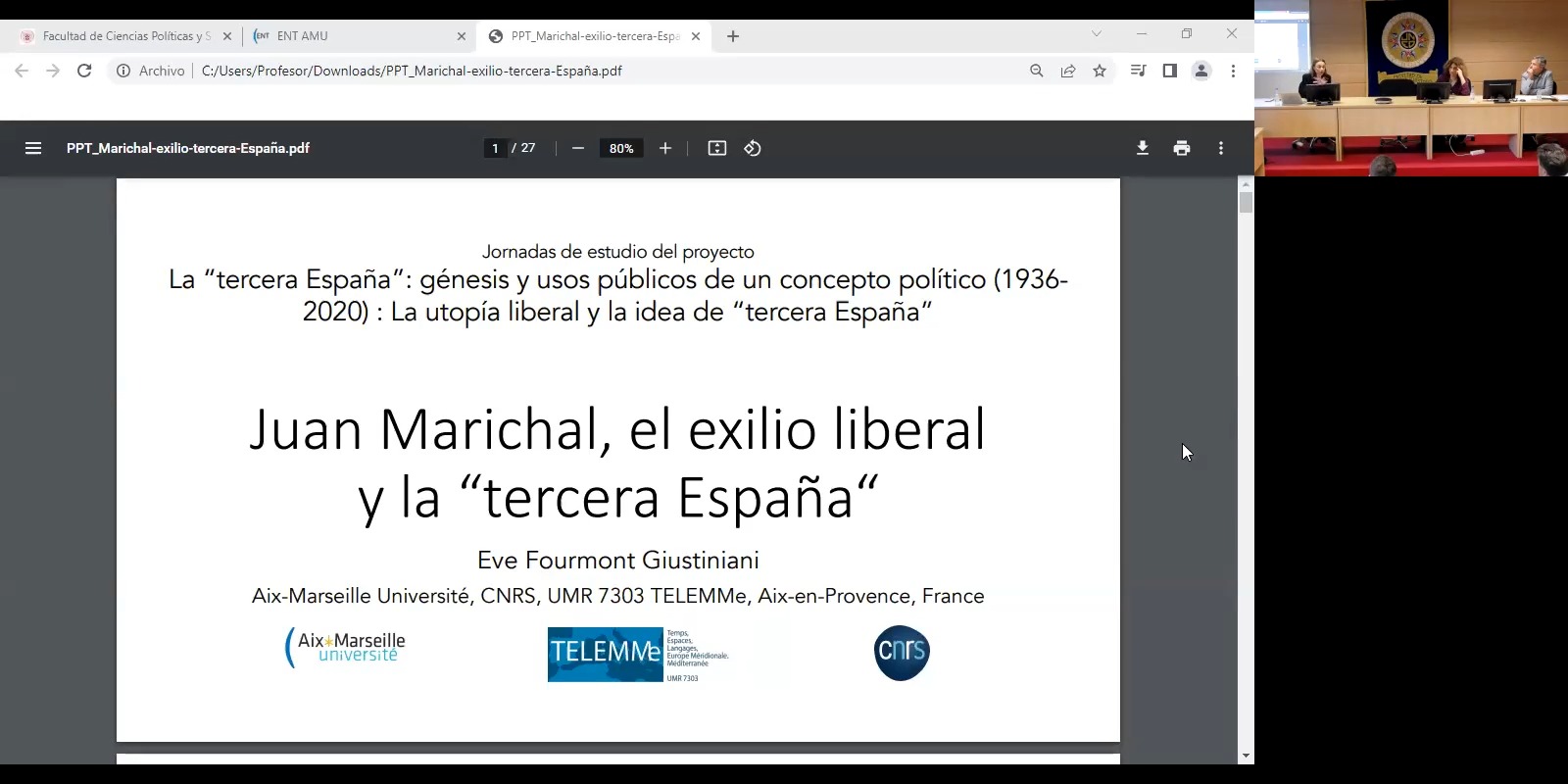 Tercera España, liberalismo y transición posfranquista: una mirada desde el exilio y el ensayismo de Juan Marichal