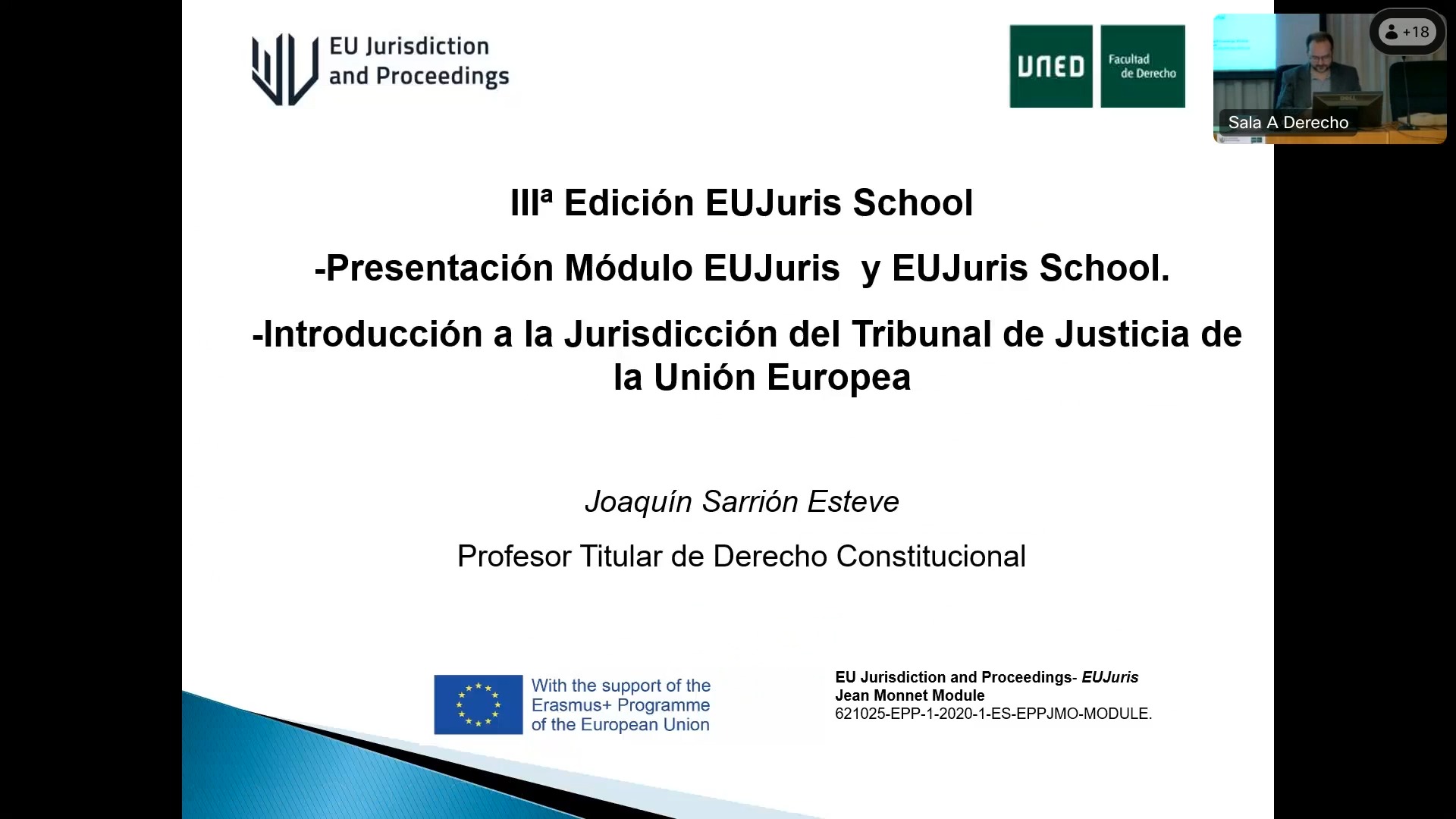 Presentación del Módulo EUJuris y EUJuris School