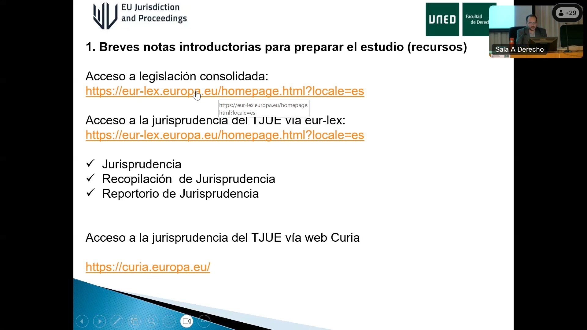 Introducción a la Jurisdicción del Tribunal de Justicia de la Unión Europea