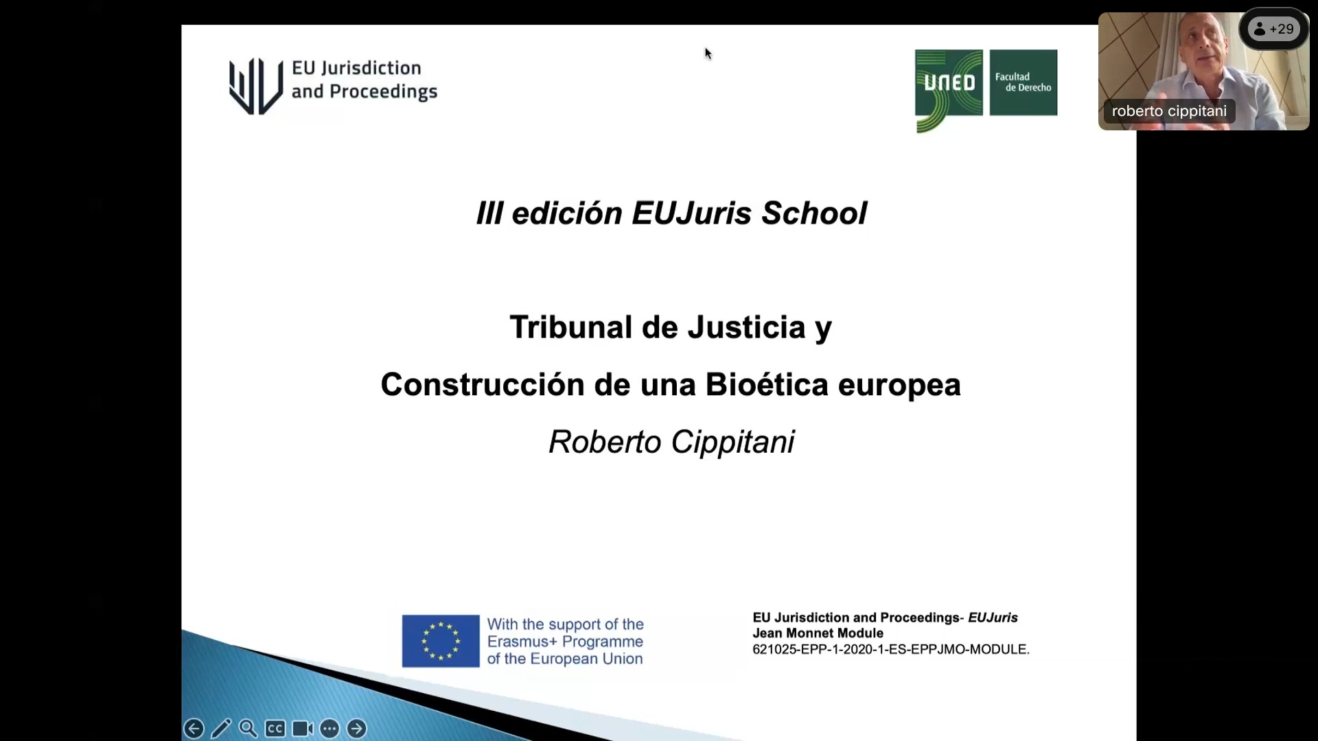 Tribunal de Justicia y Construcción de una Bioética europea