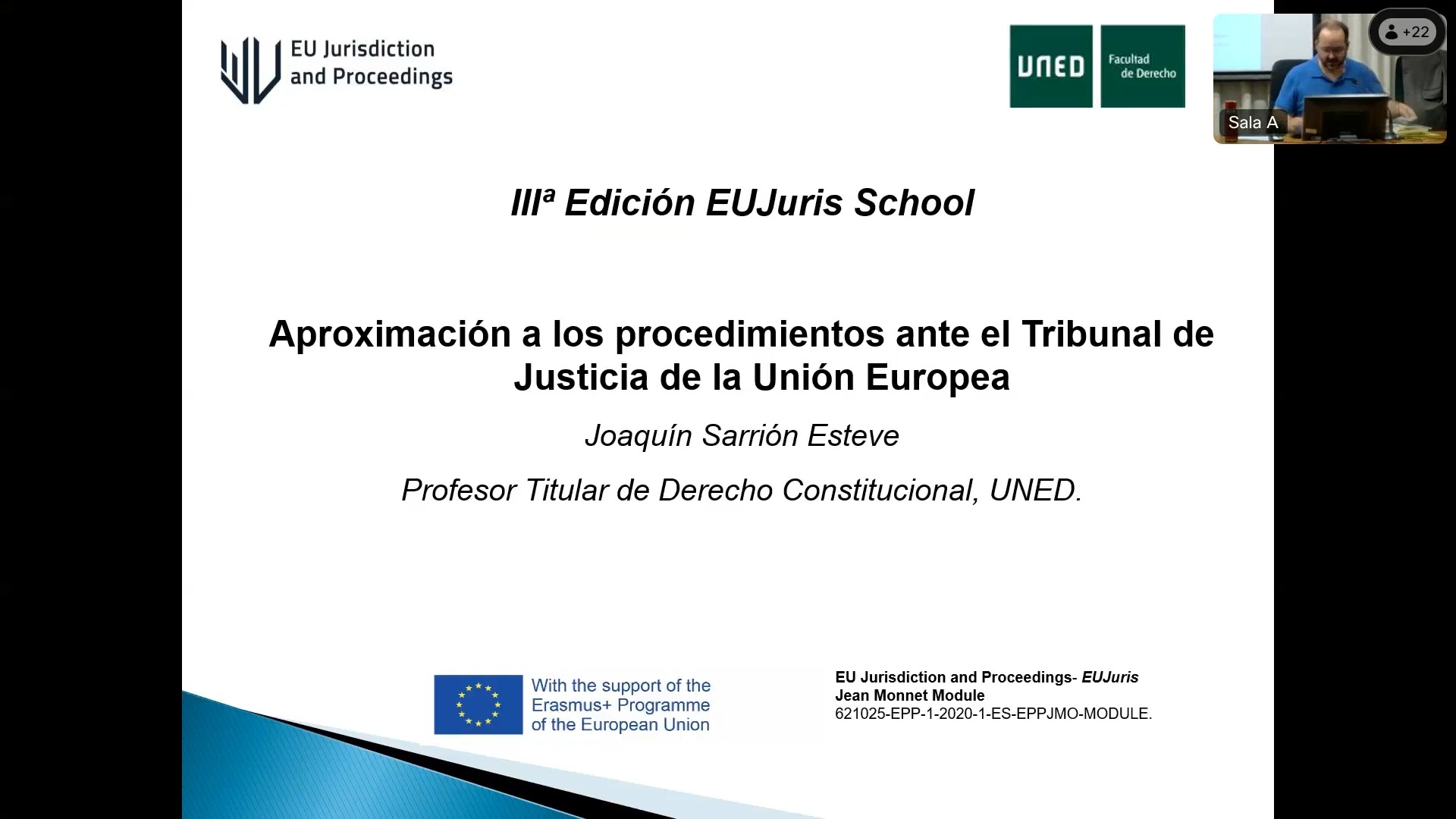 Aproximación a los procedimientos ante el TJUE: el control de legalidad de Derecho de la UE