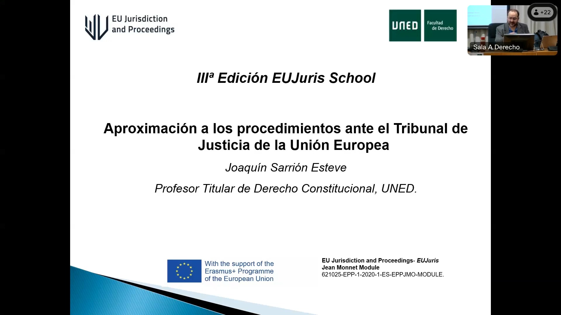 Aproximación a los procedimientos ante el Tribunal de Justicia de la Unión Europea