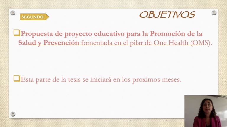 Toxoplasmosis en España: Situación epidemiológica y proyecto educativo para la prevención de la toxoplasmosis y la promación de la salud desde la perspectiva One Health (OMS)