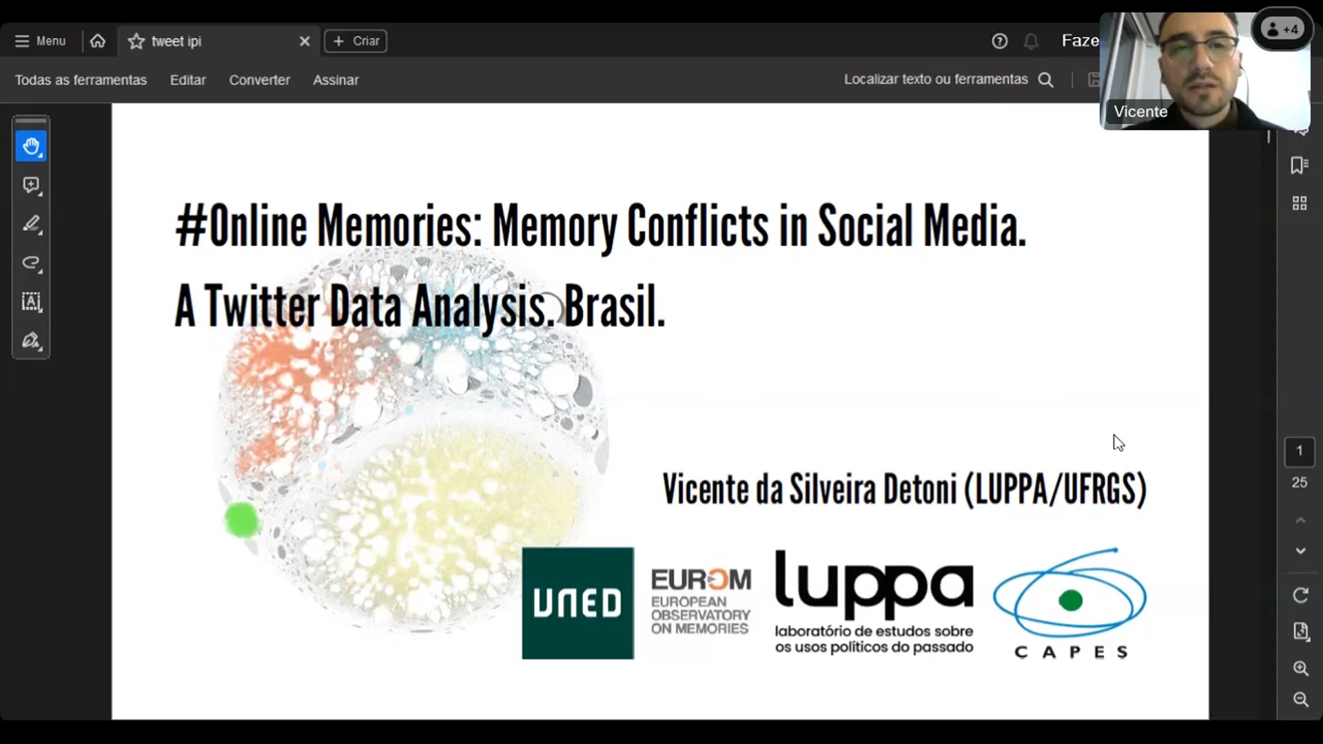 #Online Memories: Memory Conflicts in Social Media. A Twitter Data Analysis. Brasil