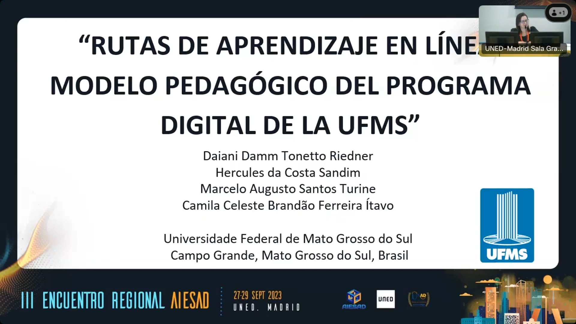 Rutas de aprendizaje en línea: modelo pedagógico del programa digital de la ufms