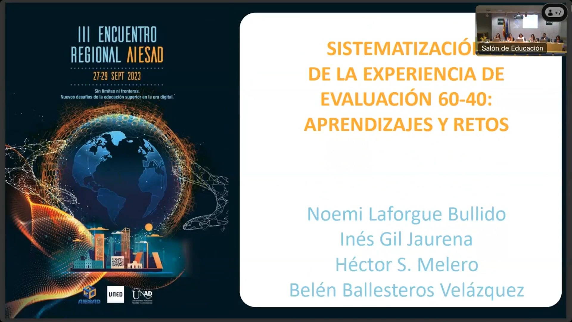 Sistematización de la experiencia de evaluación 60-40: aprendizajes y retos