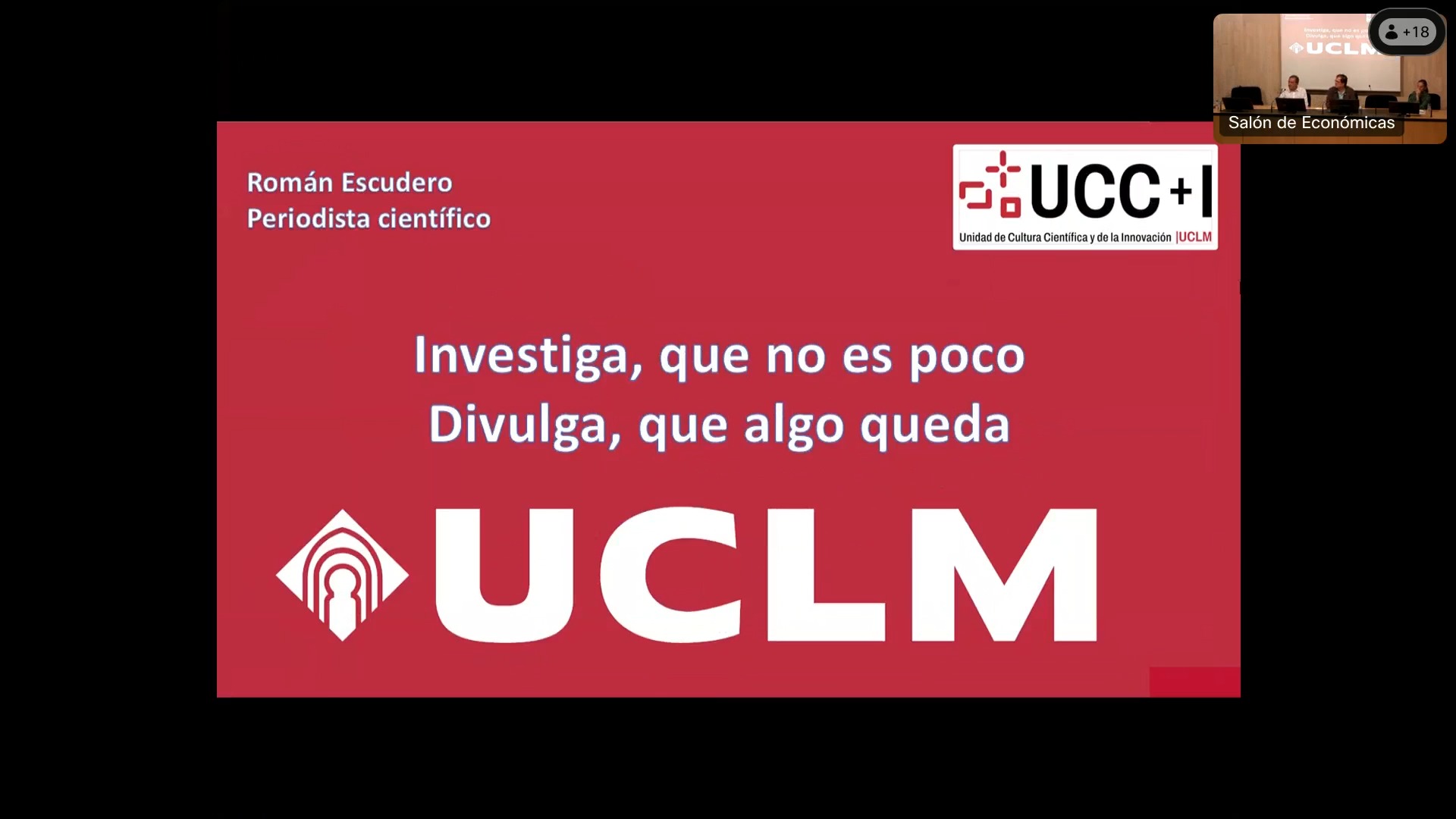 Investiga, que no es poco. Divulga, que algo queda