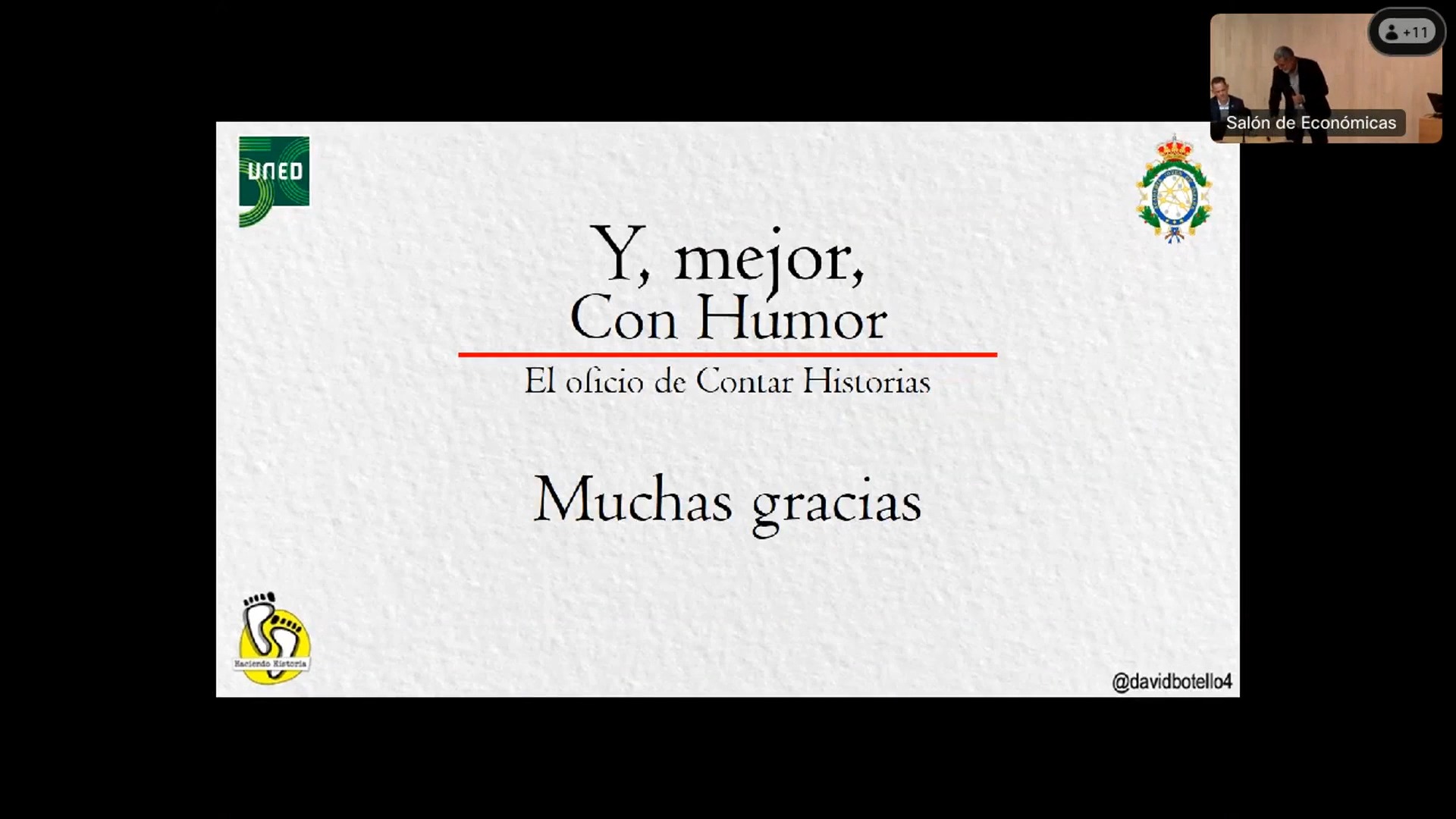 Y, mejor, Con Humor. El oficio de contar historias