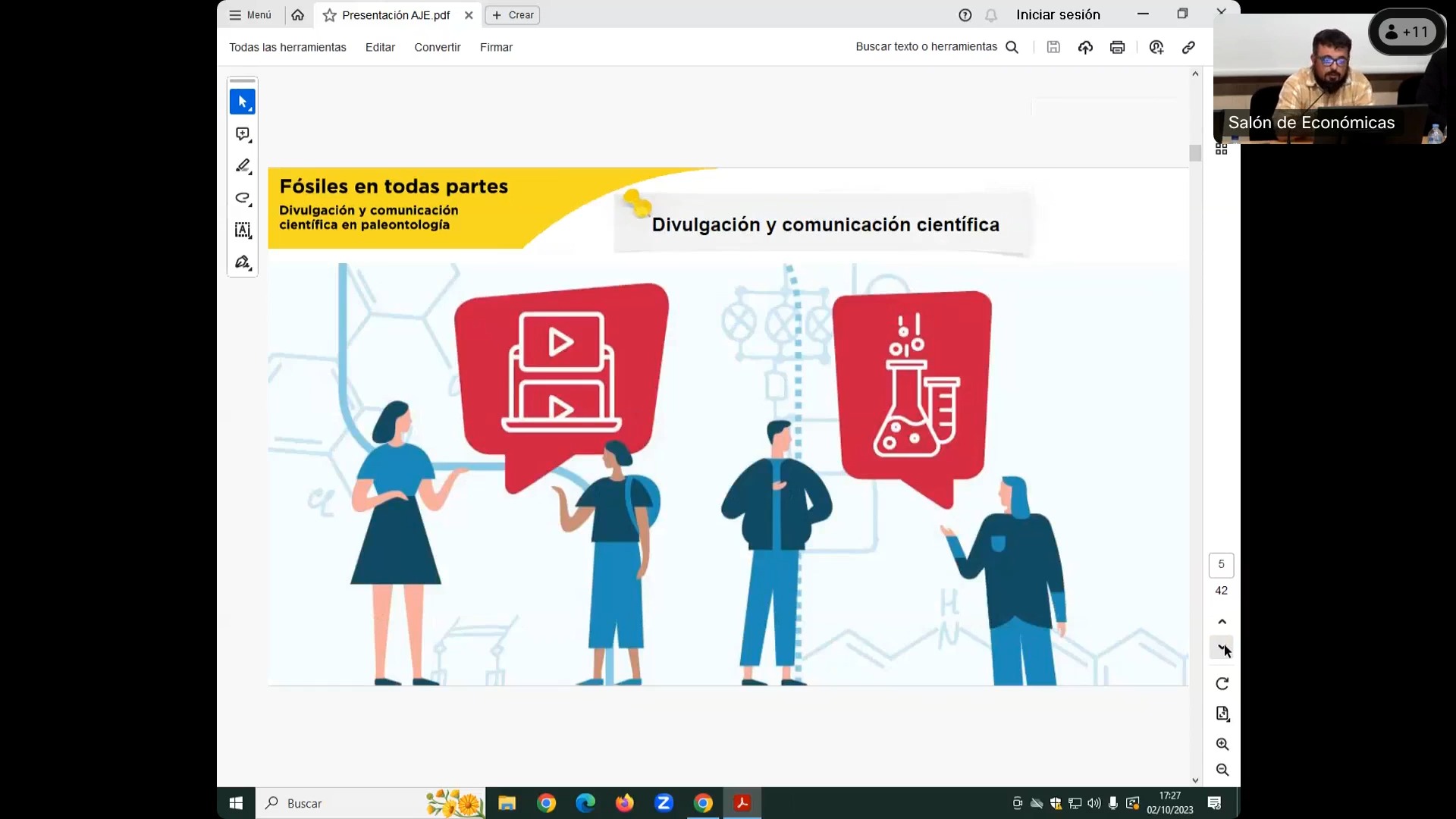 Fósiles en todas partes. Divulgación y comunicación científica en paleontología
