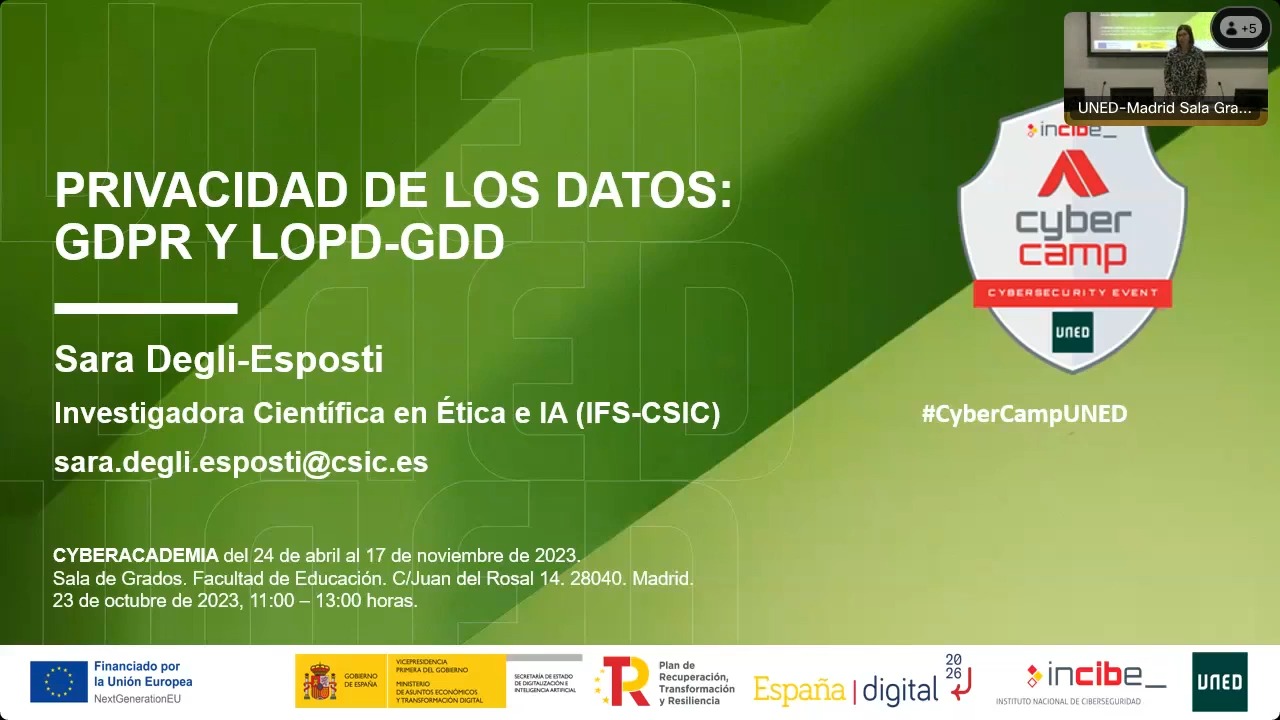 Privacidad de los datos: GDPR y LOPD-GDD