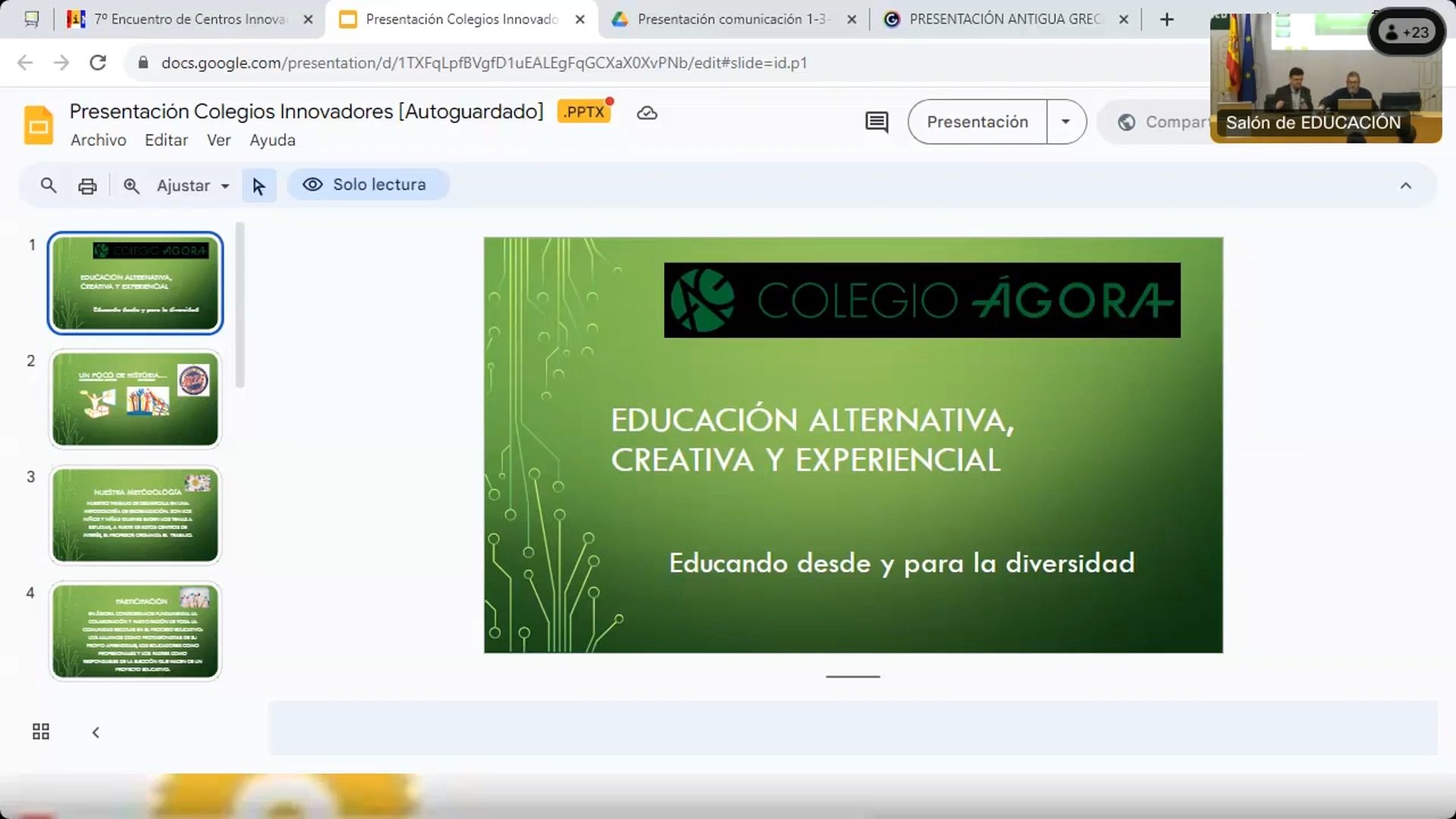 Colegio Ágora: Aprender a pensar, pensar para aprender