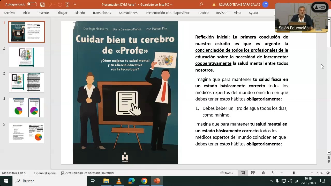 Cuidar tu cerebro de “profe” con o sin tecnología