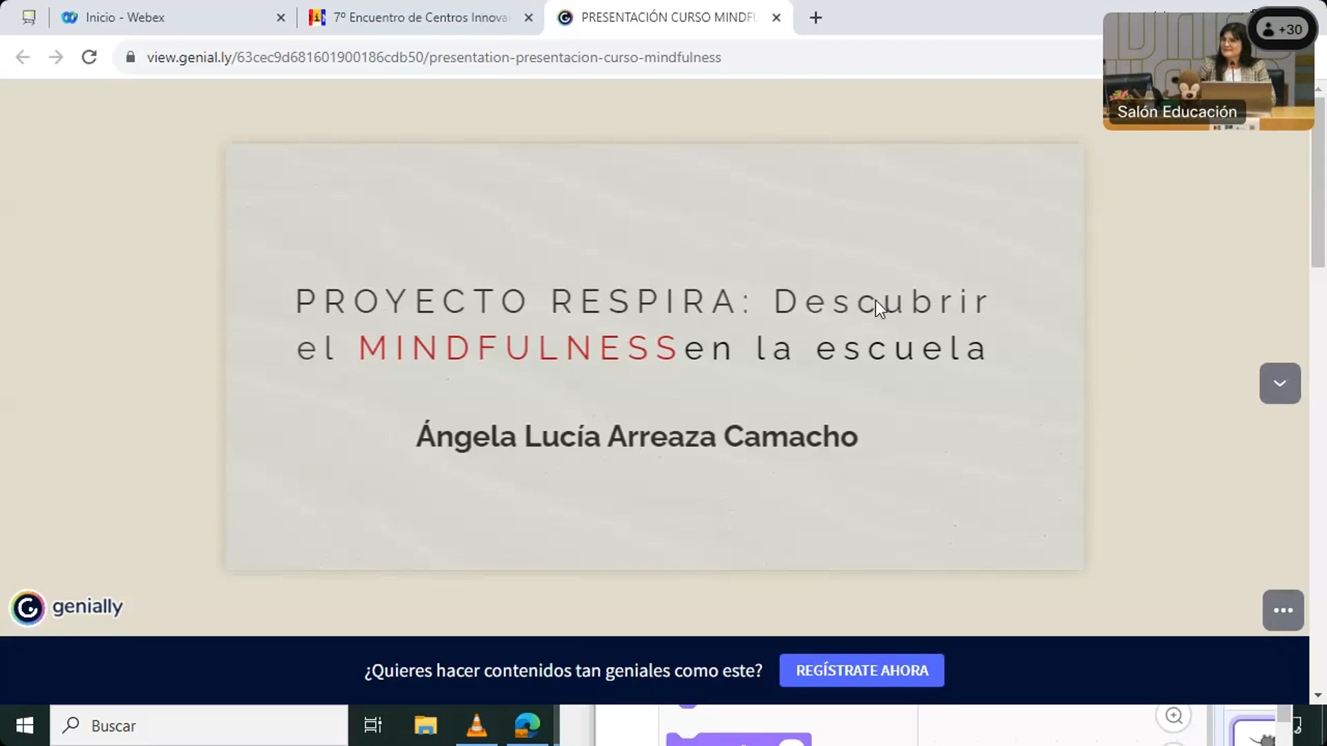 Respira: descubrir el mindfulness en la escuela