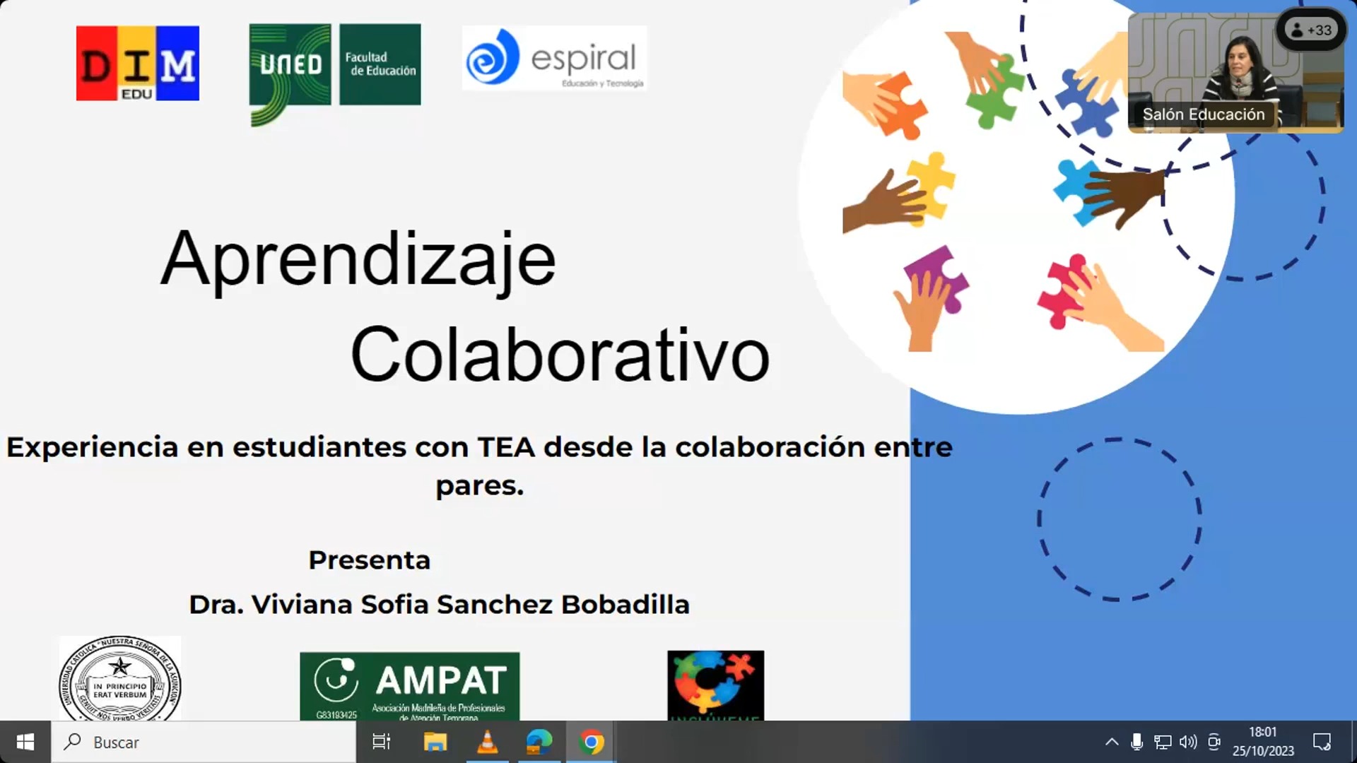 Atención a la diversidad; en Centros Educativos Colaborativos. Experiencia en estudiantes con TEA desde la colaboración entre pares